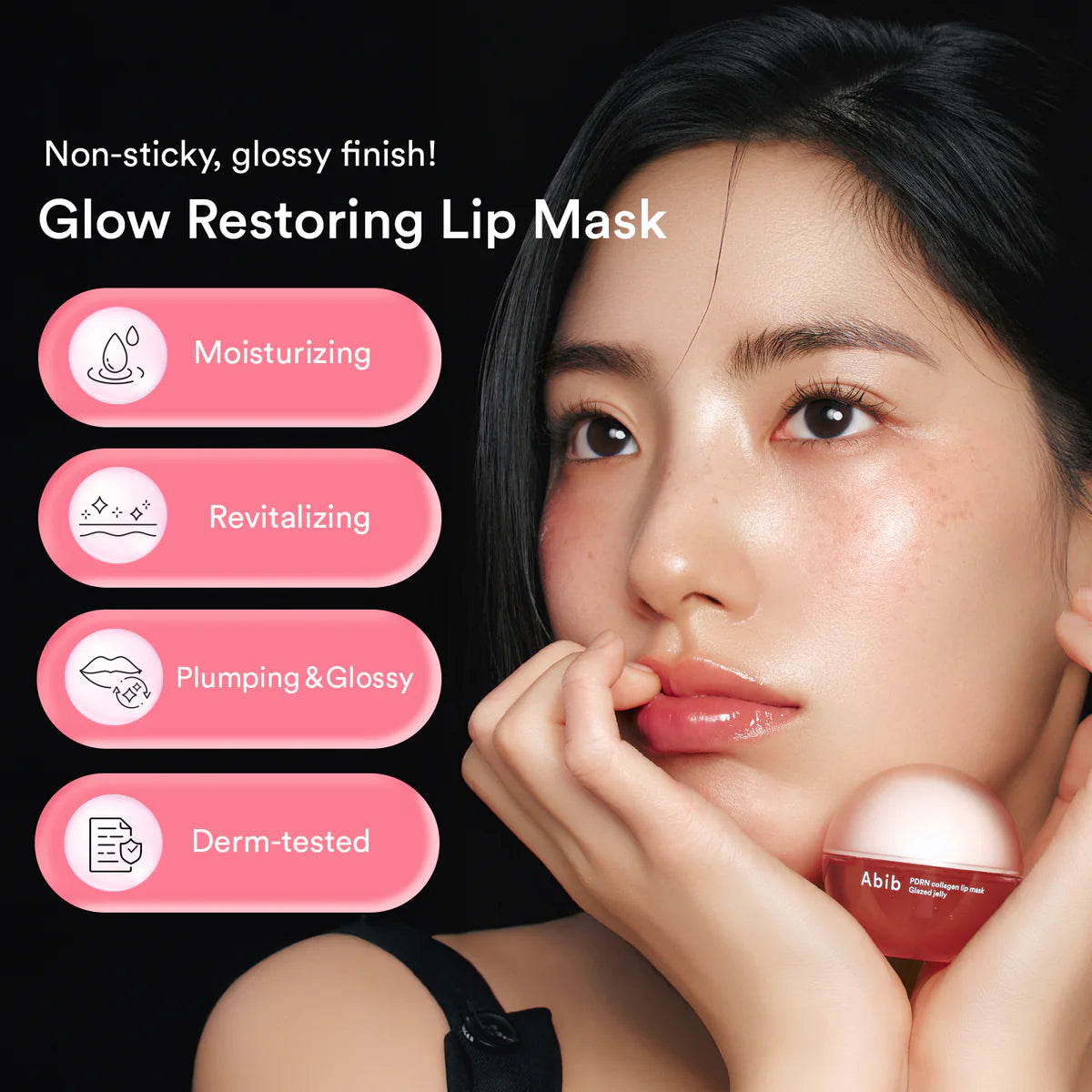 ABIB | PDRN Collagen Lip Mask Glazed Jelly 11g (Maschera Labbra)