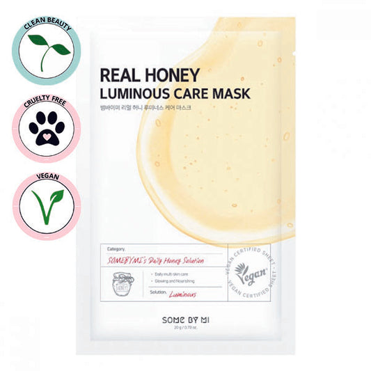 SOME BY MI | Real Honey Luminous Care Mask (Maschera viso nutriente ed illuminante)