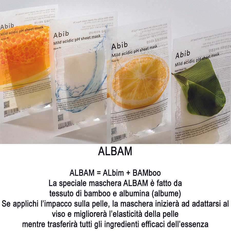 ABIB | Mild Acidic pH Sheet Mask Heartleaf Fit
