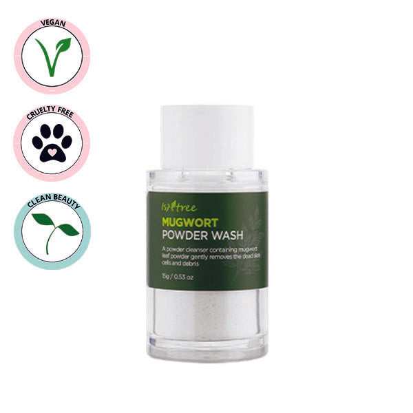 ISNTREE | Mugwort Powder Wash 15g (Detergente in Polvere)