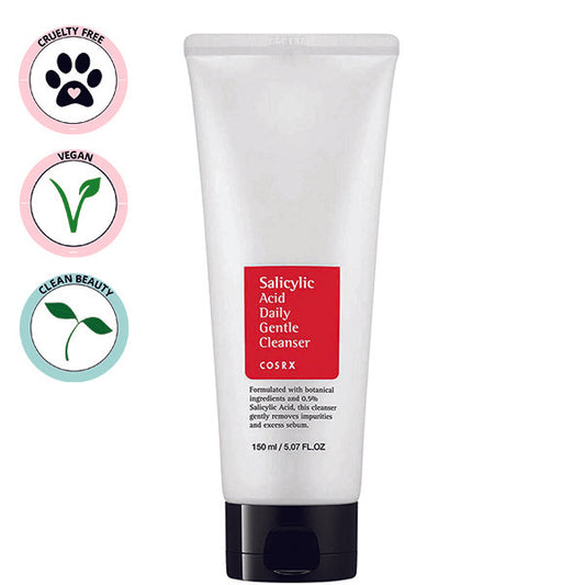 COSRX | Salicylic Acid Daily Gentle Cleanser 150ml (Detergente Viso)