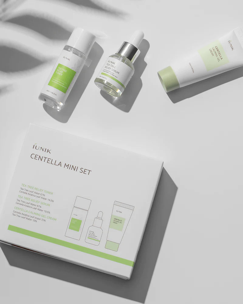 IUNIK | Centella Mini Set (Tonico-Siero-Crema formato mini)