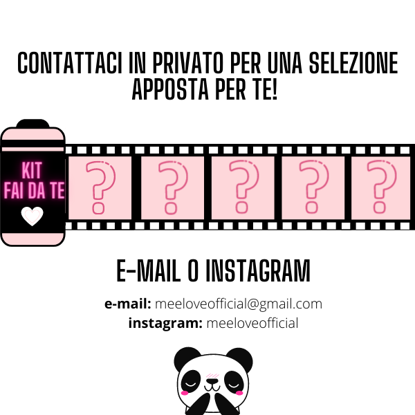 MEELOVE | Kit Maschere Personalizzato (5 maschere in tessuto)