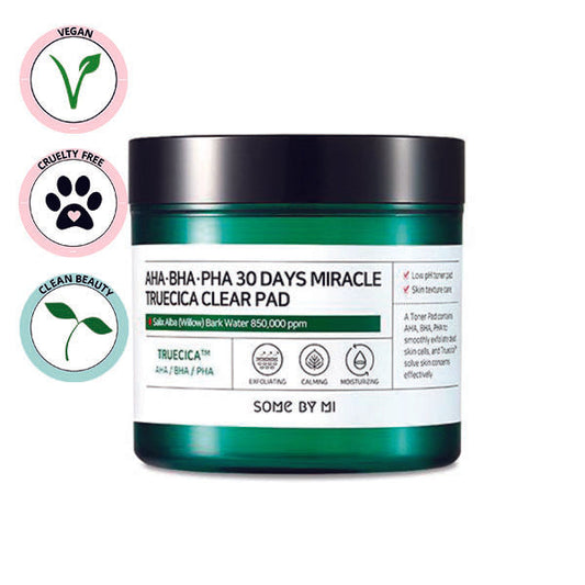 Some by Mi | Aha-Bha-Pha-30days Miracle Truecica Clear Pad - 70pcs