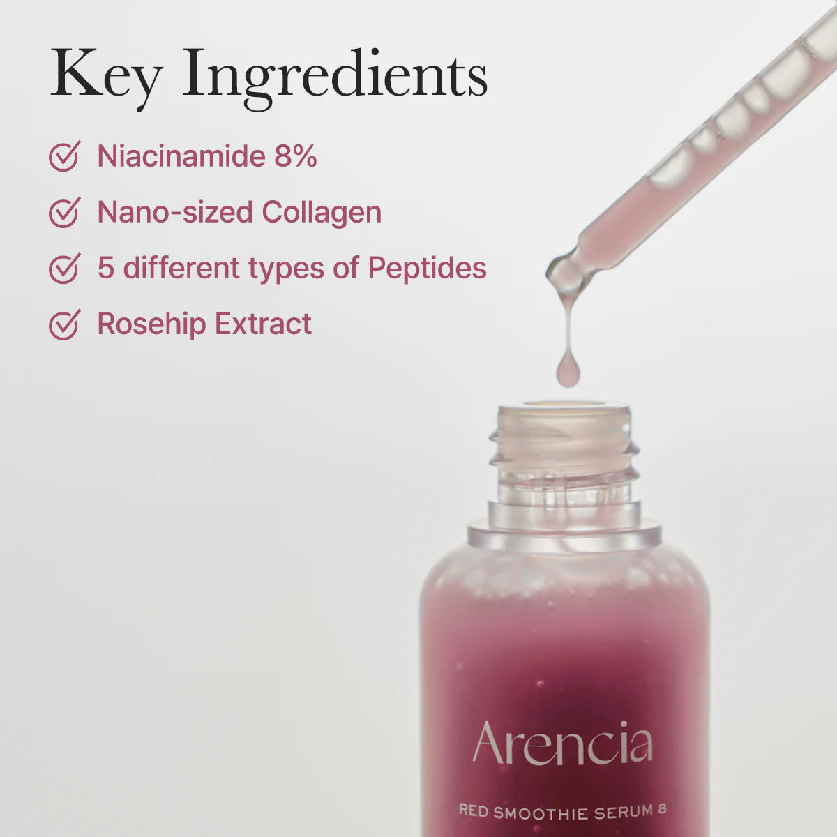 Arencia | Fresh Red Smoothie Serum 8 - 30ml