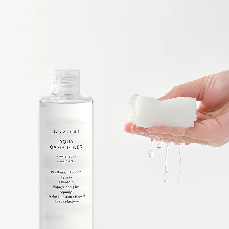 S.NATURE | Aqua Oasis Toner 300ml (Tonico Viso)