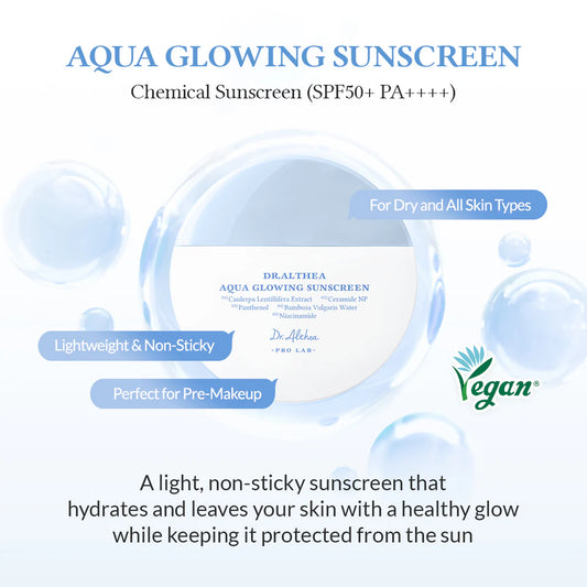DR. ALTHEA | Aqua Glowing Sunscreen 45ml (Protezione Solare)