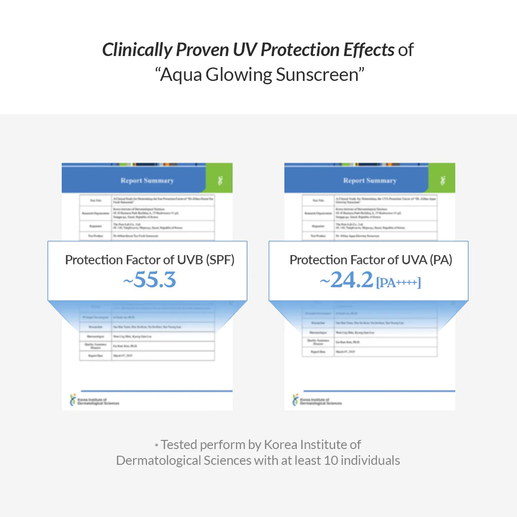 DR. ALTHEA | Aqua Glowing Sunscreen 45ml (Protezione Solare)