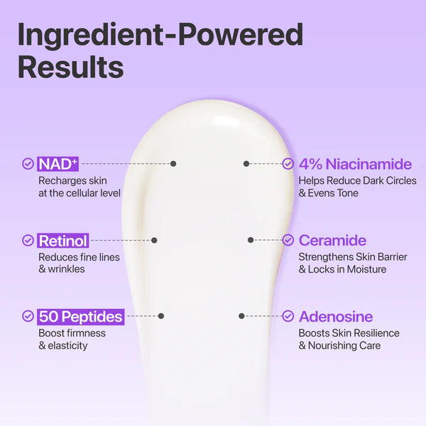NUMBUZIN | No.9 NAD+ Retinol Volumetox Eye Cream 10ml (contorno occhi)