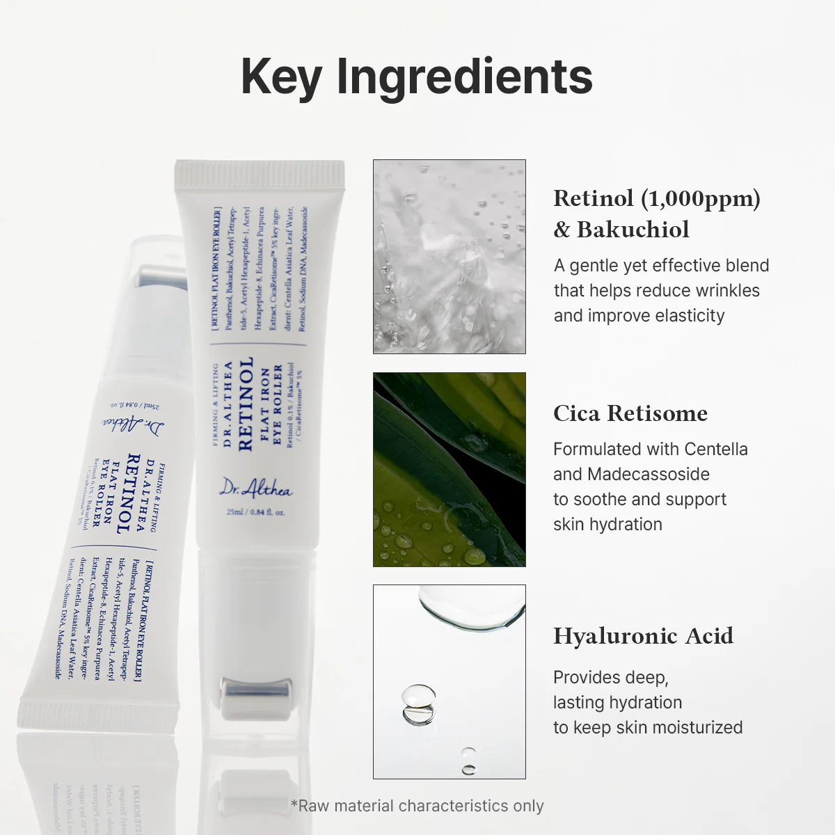 Dr. Althea | Retinol Flat Iron Eye Roller 25ml (Crema contorno occhi)