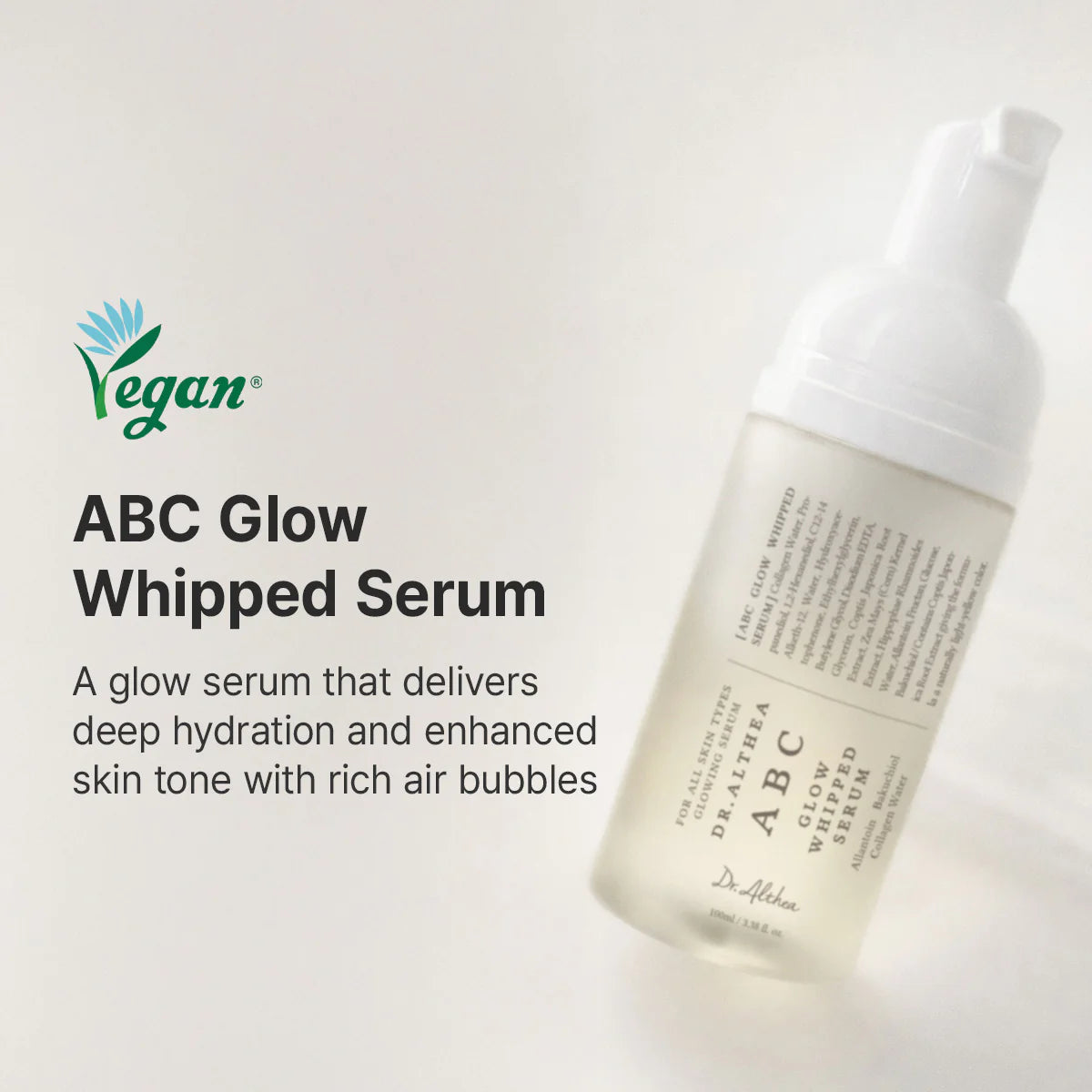 DR. ALTHEA | ABC Glow Whipped Serum 100ml (Siero schiumogeno)