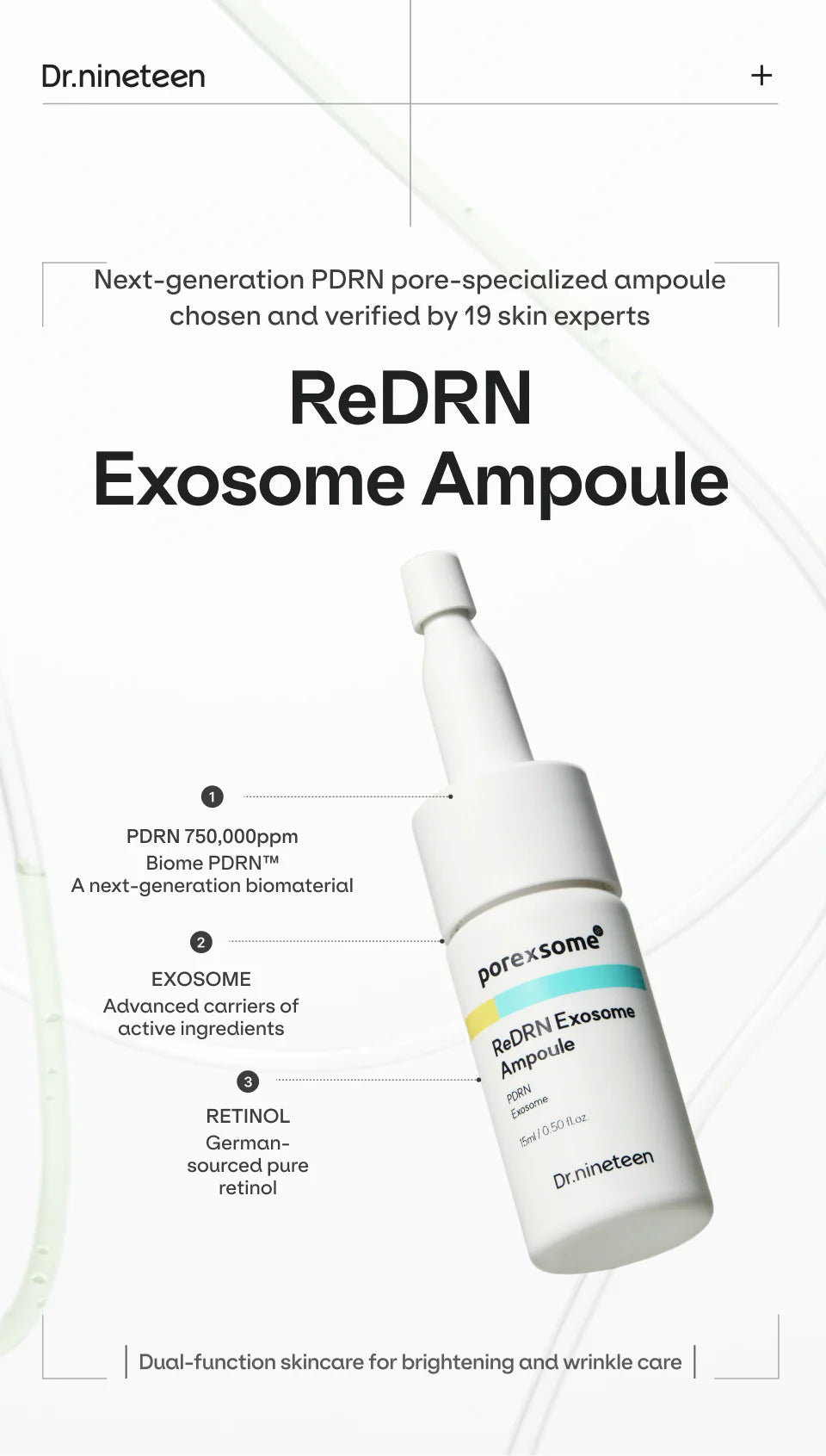Dr.ninteen | PoreXsome ReDRN Exosome Ampoule 15ml X 2pezzi