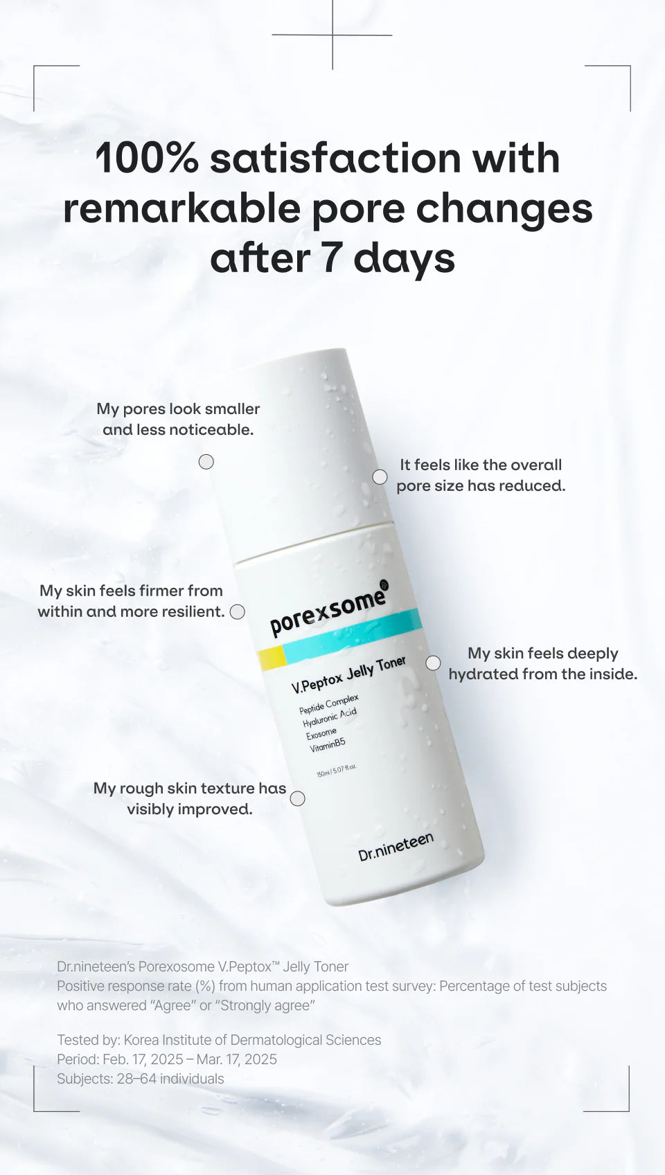 Dr.ninteen | PoreXsome V.Peptox Jelly Toner 150ml (Tonico gel)