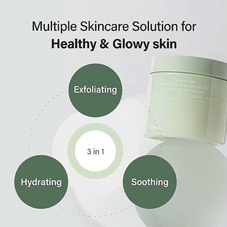 CELIMAX | Ji Woo Gae Heartleaf BHA Peeling Pad - 60pcs
