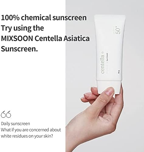 MIXSOON | Centella Sun Cream SPF50+ PA++++ 50g (Protezione Solare)