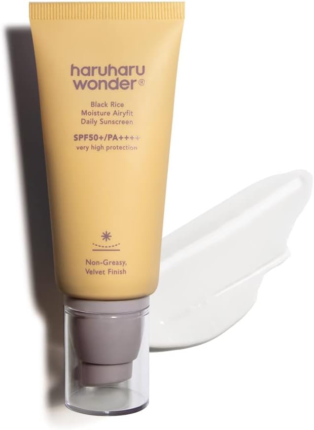 HARUHARU WONDER | Black Rice Moisture Airyfit Daily Sunscreen SPF 50+/PA++++ 50ml (Protezione Solare)