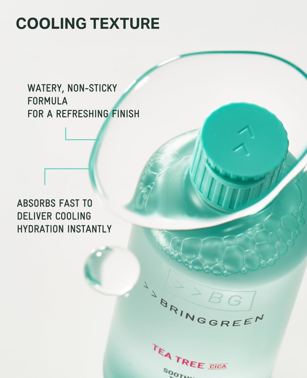 BRINGGREEN | Tea Tree Cica Soothing Toner 250ml (Tonico viso)