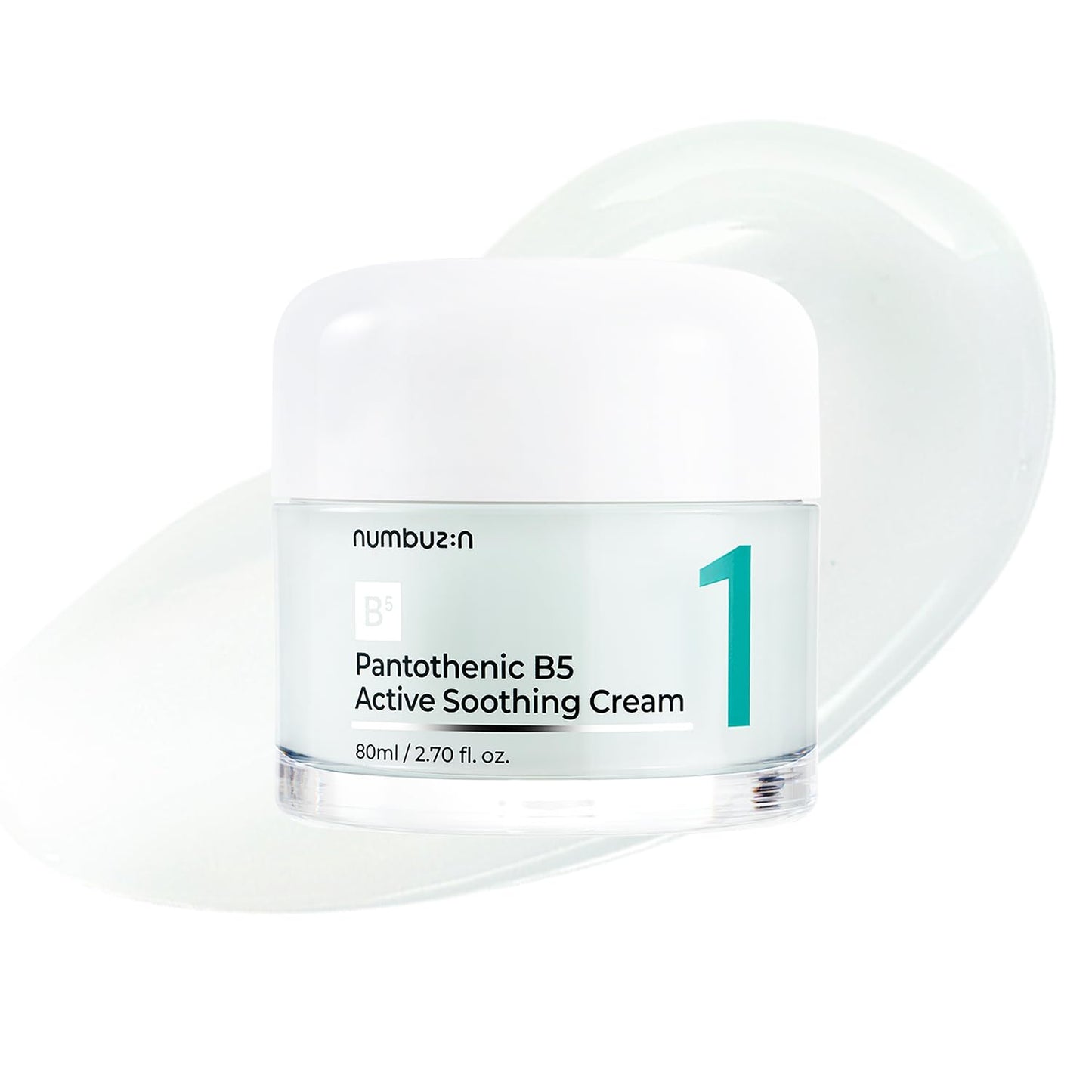 Numbuzin | No.1 Pantothenic B5 Active Soothing Cream 80ml (Crema Viso)