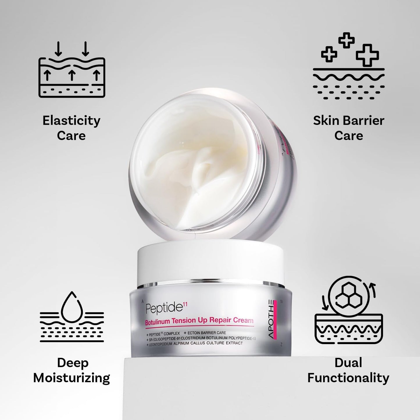 APOTHE | Peptide 11 Botulinum Tension Up Repair Cream 50 ml (Crema viso)