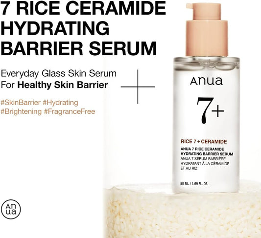 ANUA | Rice 7 Ceramide Hydrating Barrier Serum 50ml