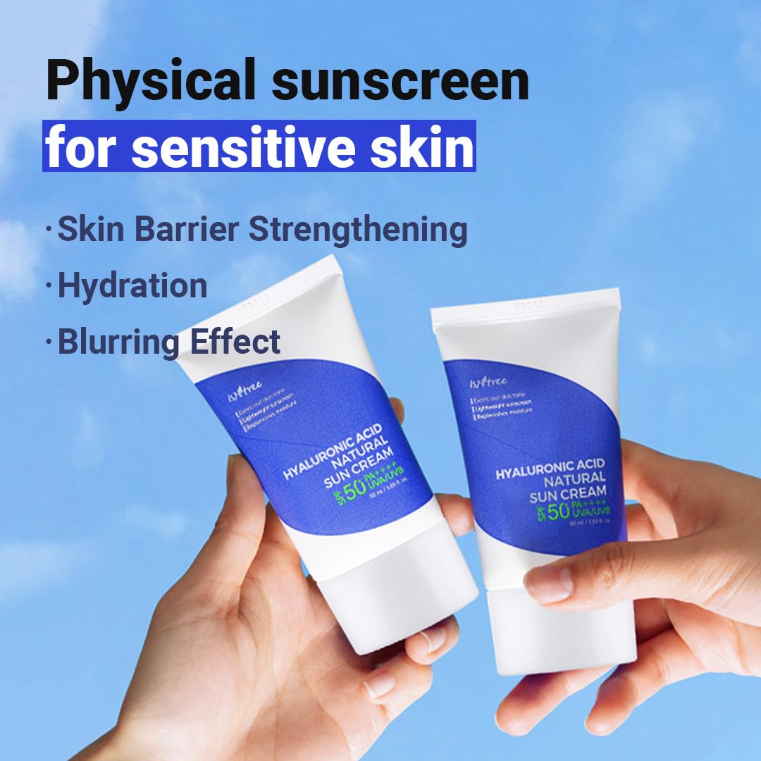 Isntree | Hyaluronic Acid Natural Sun Cream Spf 50+ Pa++++ - 50ml