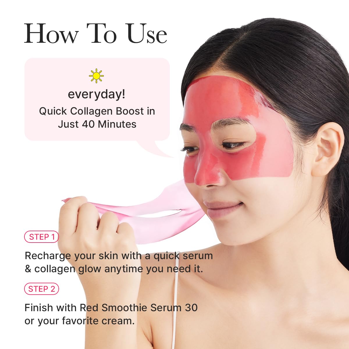 Arencia | Red Collagen Jello Mask 25g (Maschera viso)