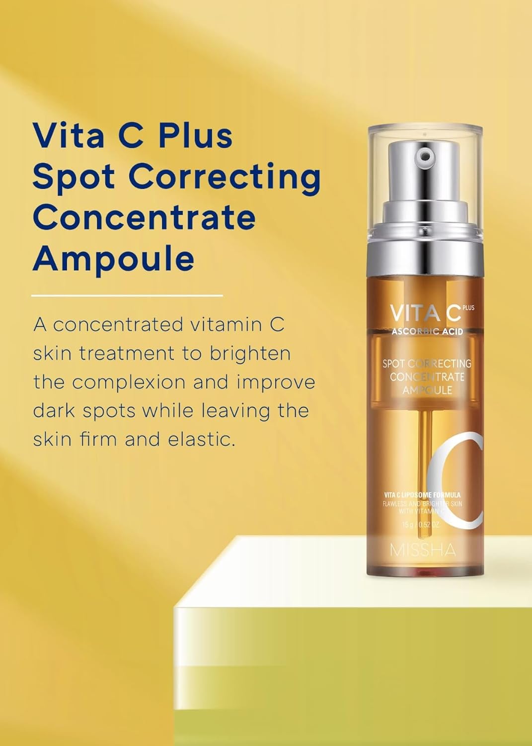 Missha | Vita C Plus Spot Correcting Concentrate Ampoule - 15g (Ampolla)