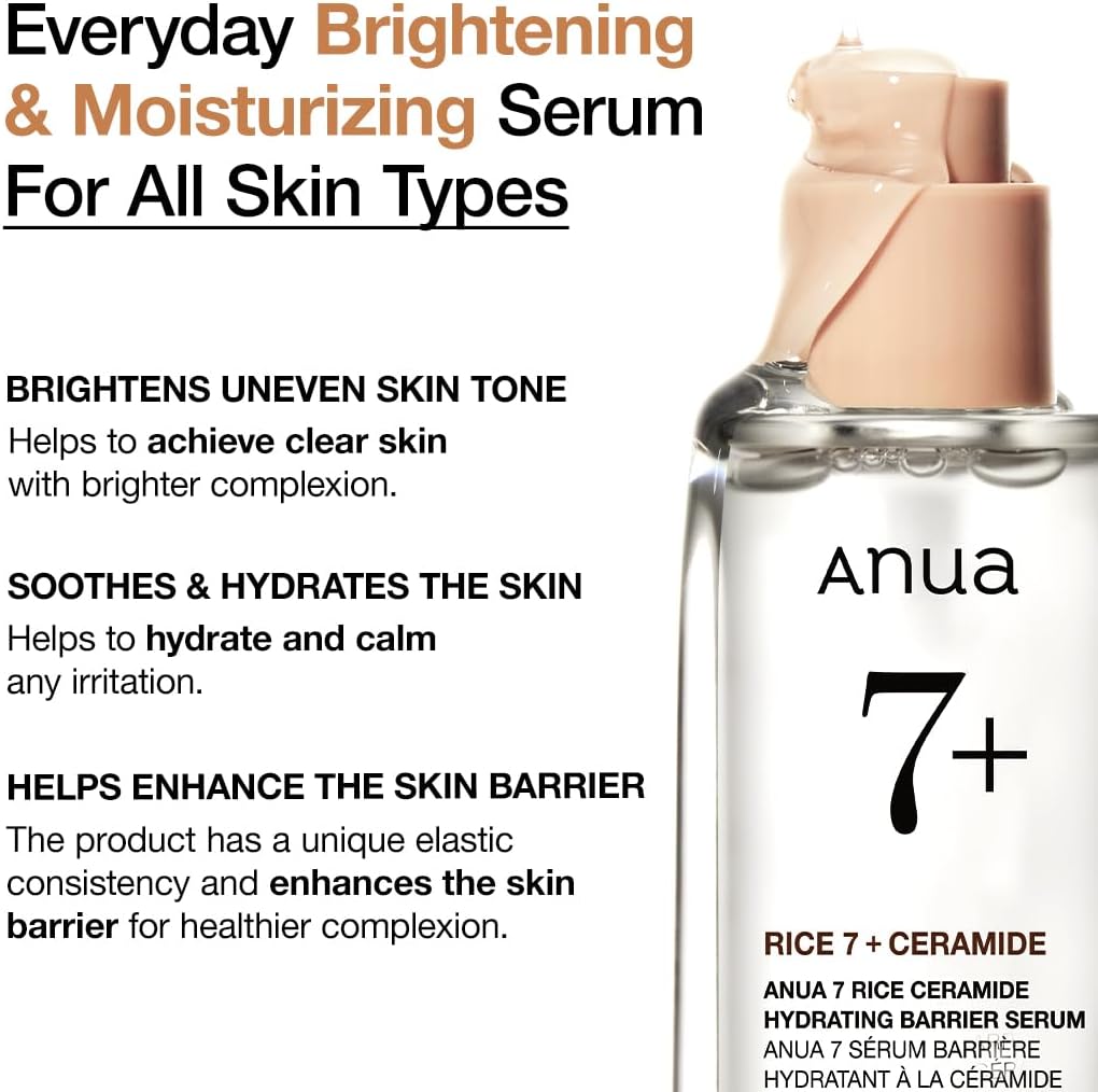 ANUA | Rice 7 Ceramide Hydrating Barrier Serum 50ml