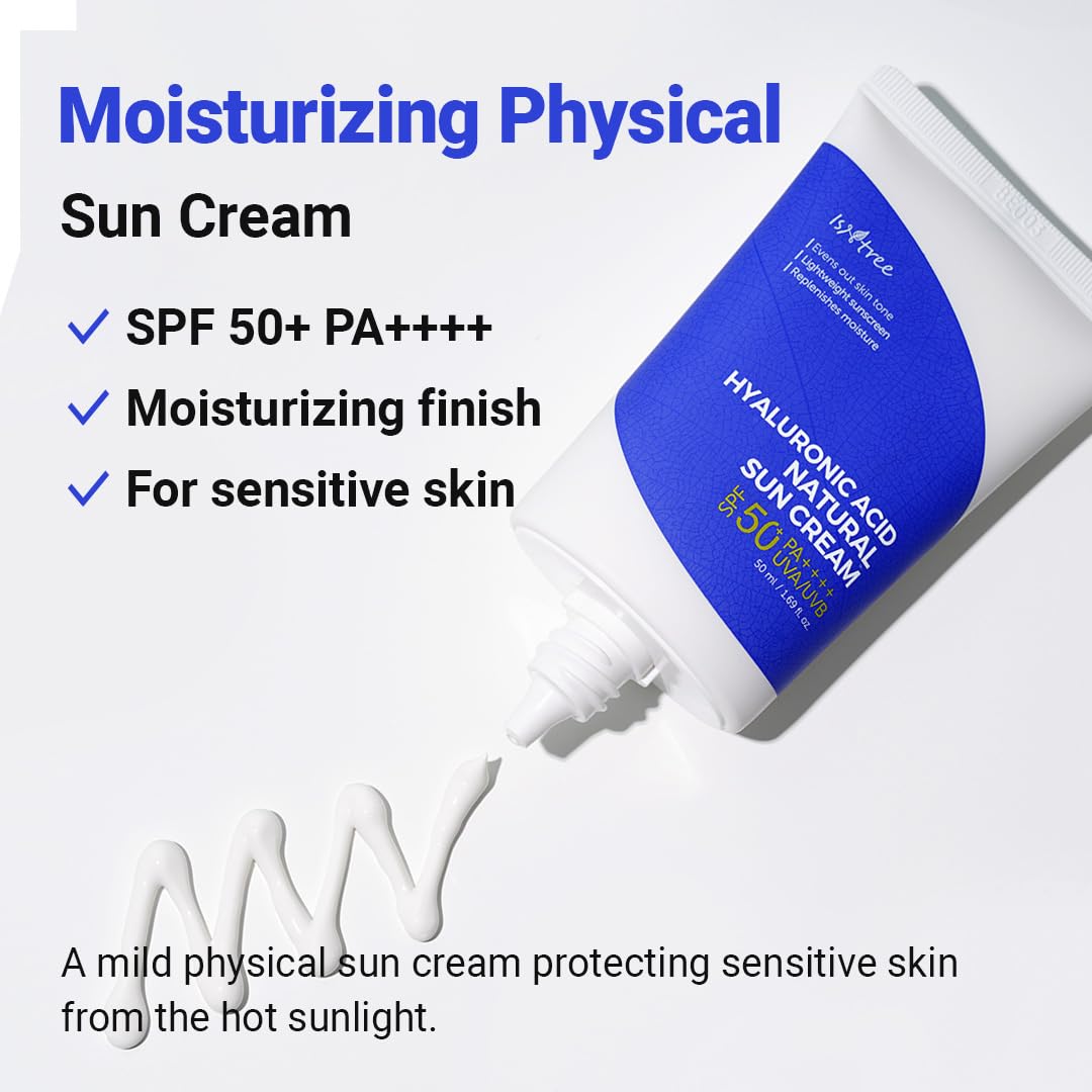 Isntree | Hyaluronic Acid Natural Sun Cream Spf 50+ Pa++++ - 50ml