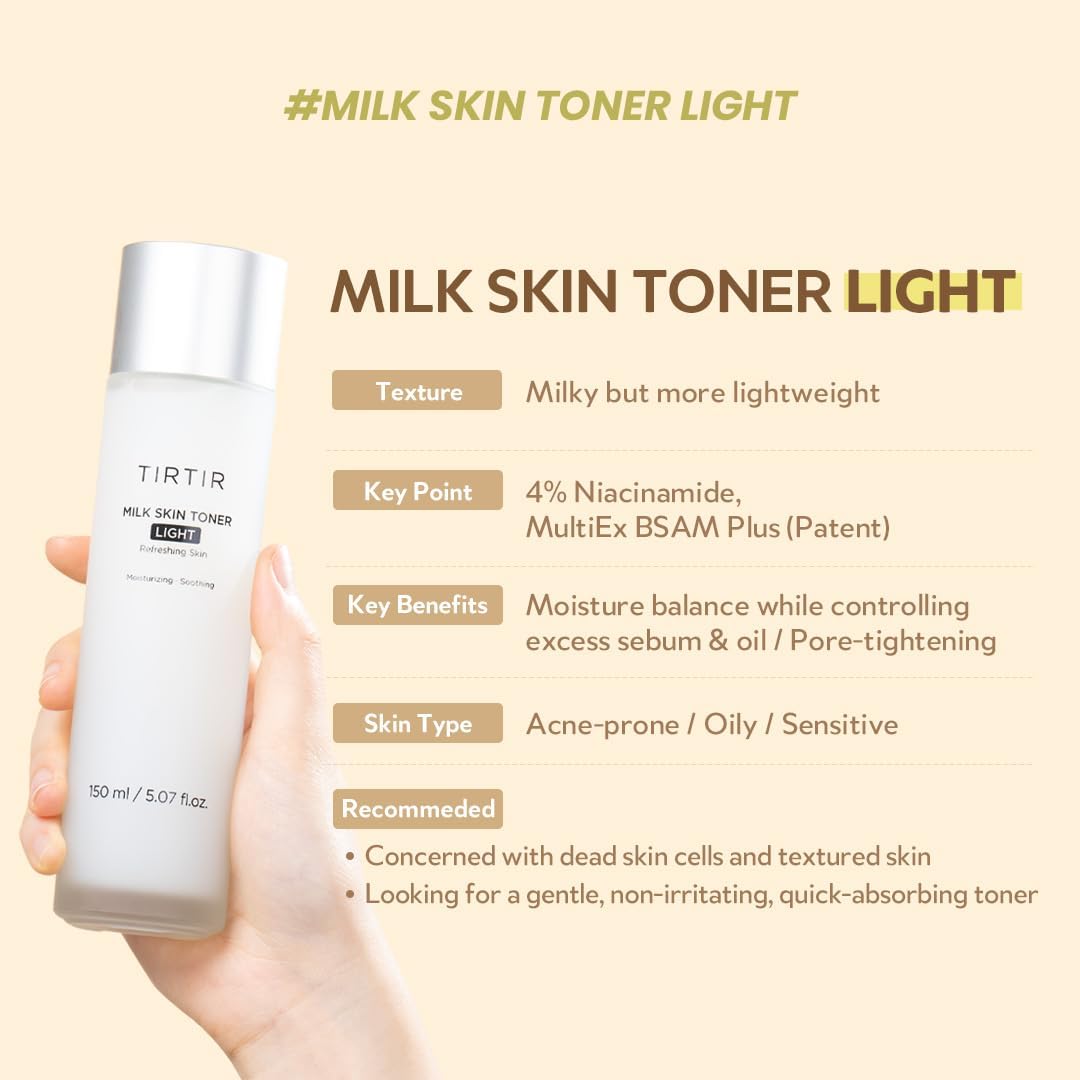 TIRTIR | Milk Skin Toner Light 150 ml