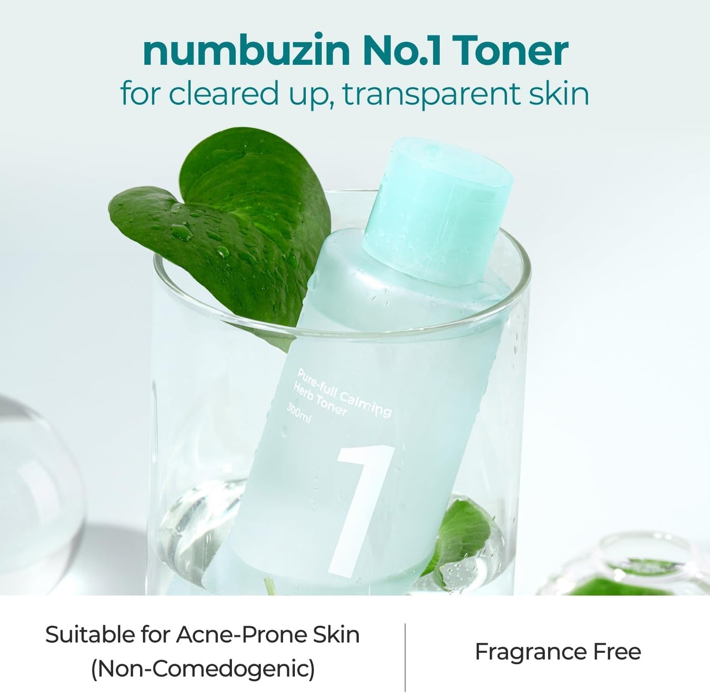 NUMBUZIN | No.1 Pure-Full Calming Herb Toner 300ml (tonico viso)