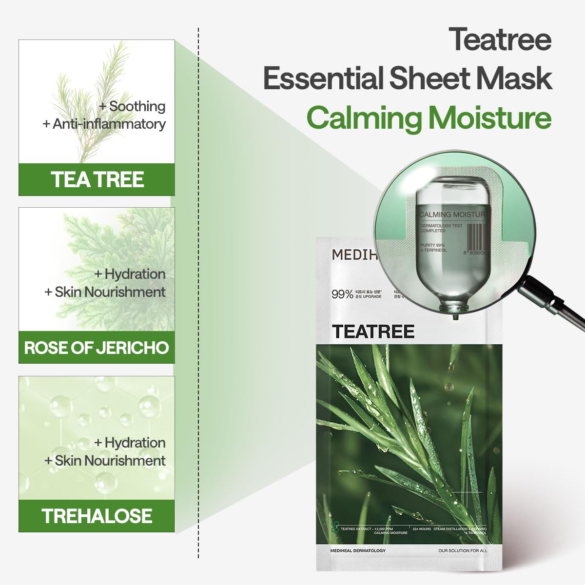 Mediheal | Teatree Essential Mask Calming Moisture 24ml