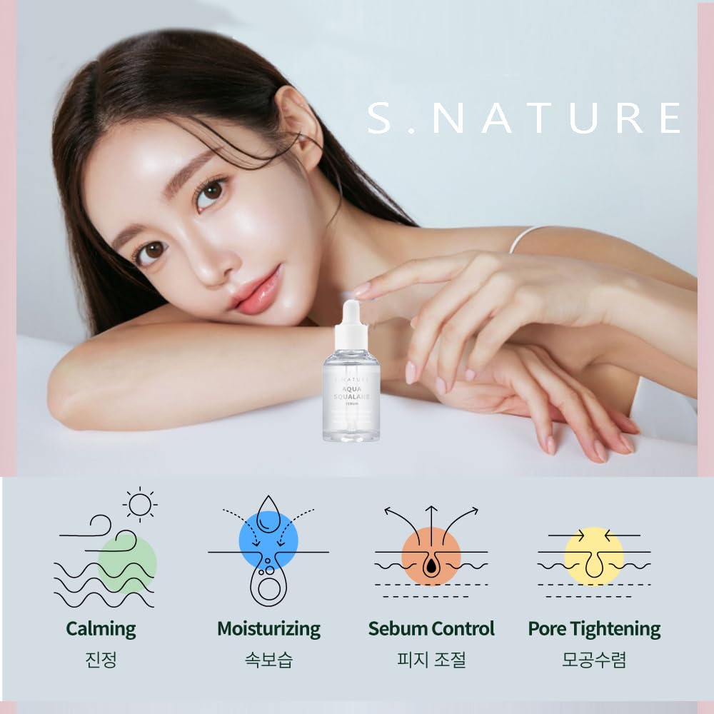 S.NATURE | Aqua Squalane Serum 50ml (Siero)
