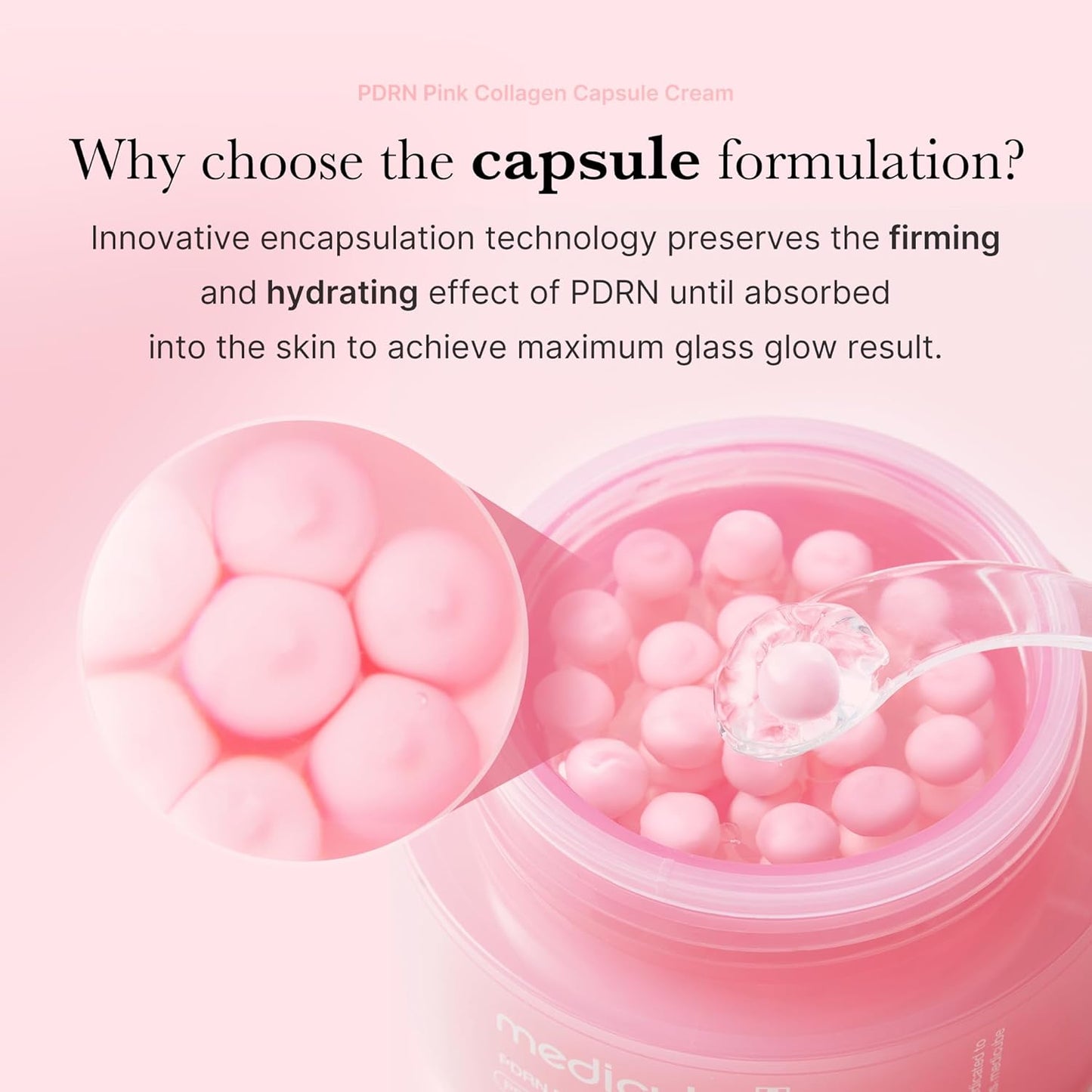 MEDICUBE | PDRN Pink Collagen Capsule Cream 55g (Boba Cream)