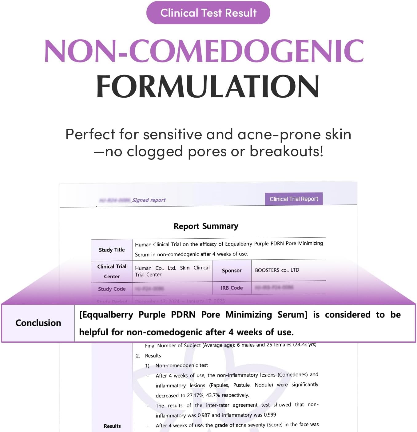 Eqqualberry | Purple PDRN Pore Minimizing Serum 30ml