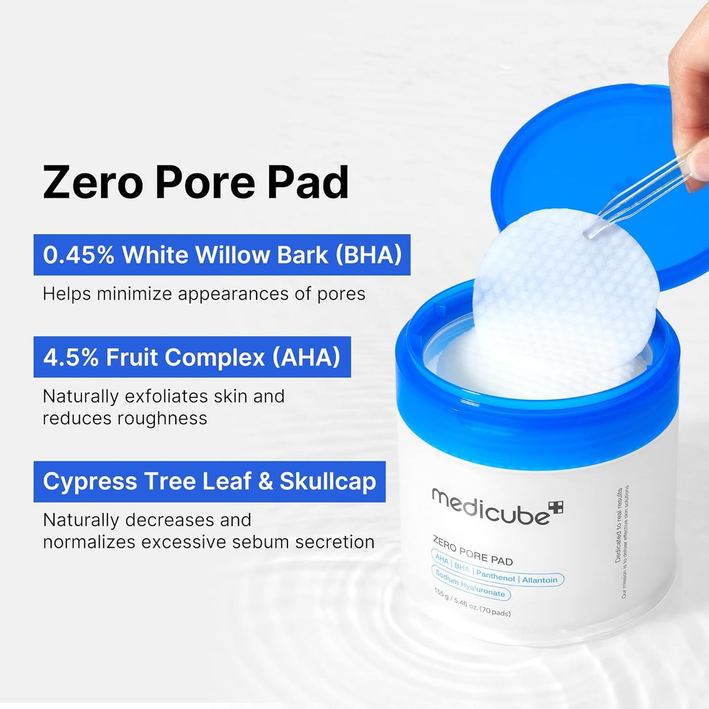 Medicube | Zero Pore Pads 2.0 155g (70pads)