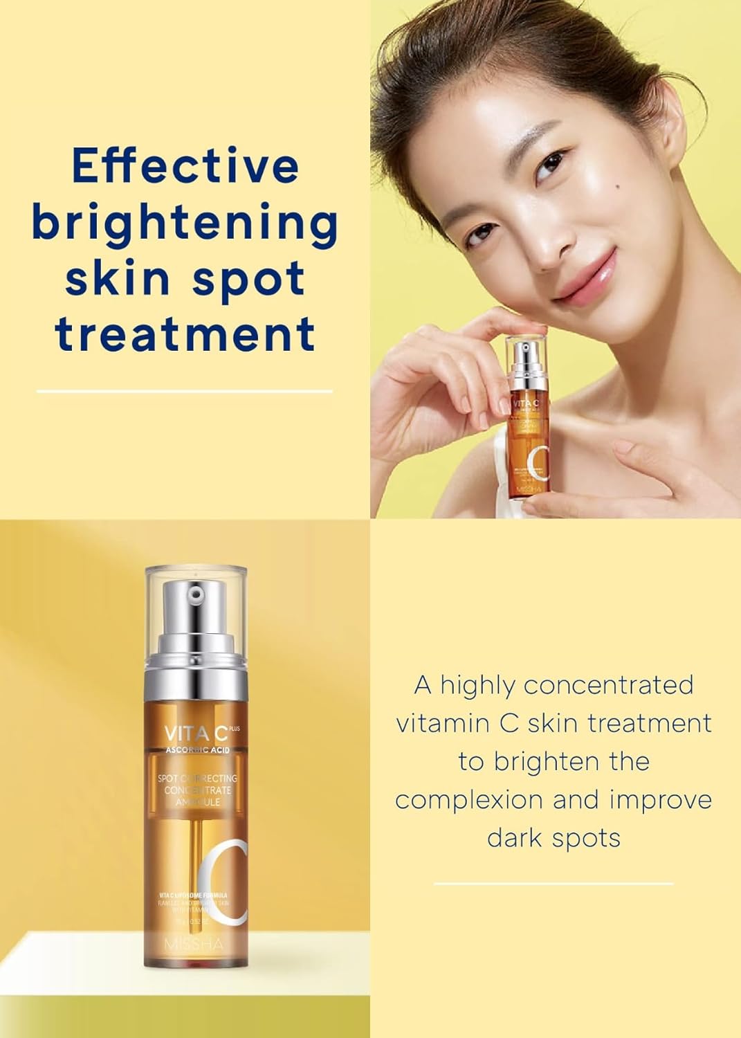 Missha | Vita C Plus Spot Correcting Concentrate Ampoule - 15g (Ampolla)