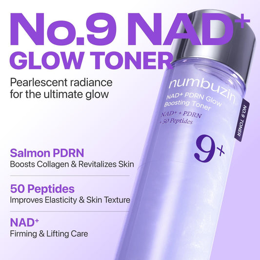 Numbuzin | No.9 NAD PDRN Glow Boosting Toner 150ml (Tonico)