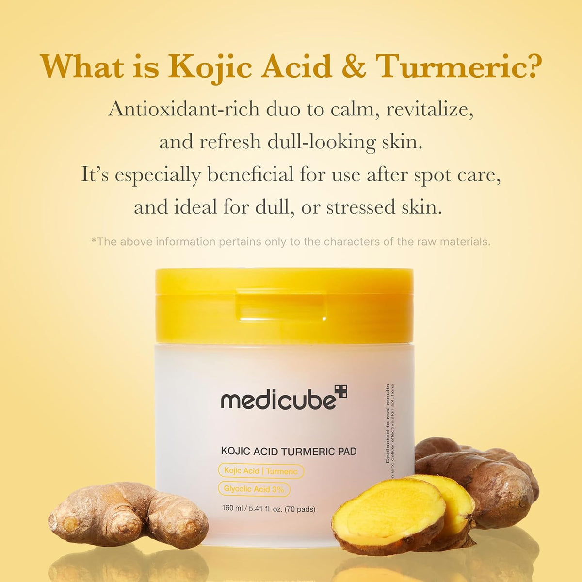 Medicube | Kojic Acid Turmeric Toner Pad 160ml (70pads)