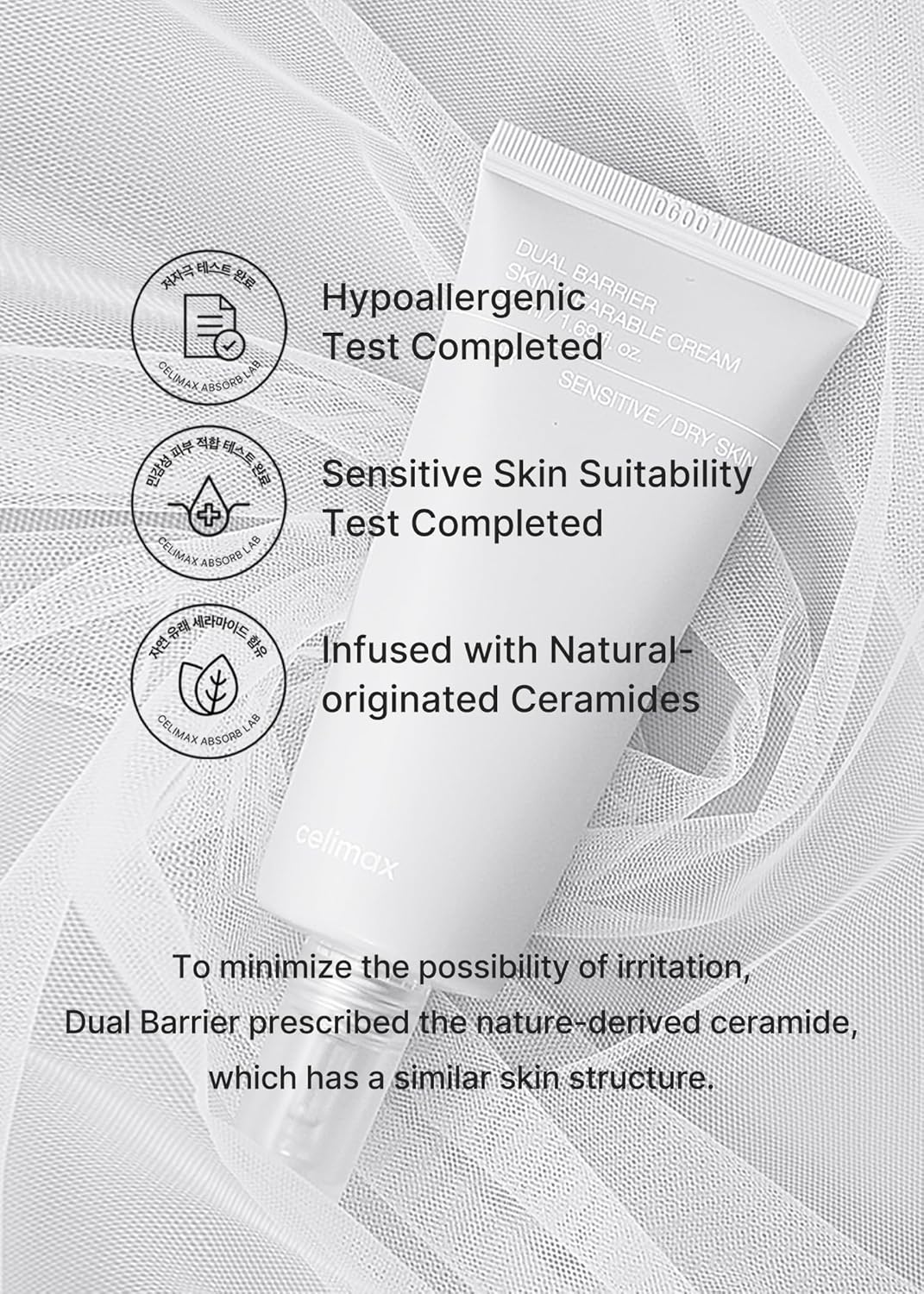 Celimax | Dual Barrier Skin Wearable Cream 50ml