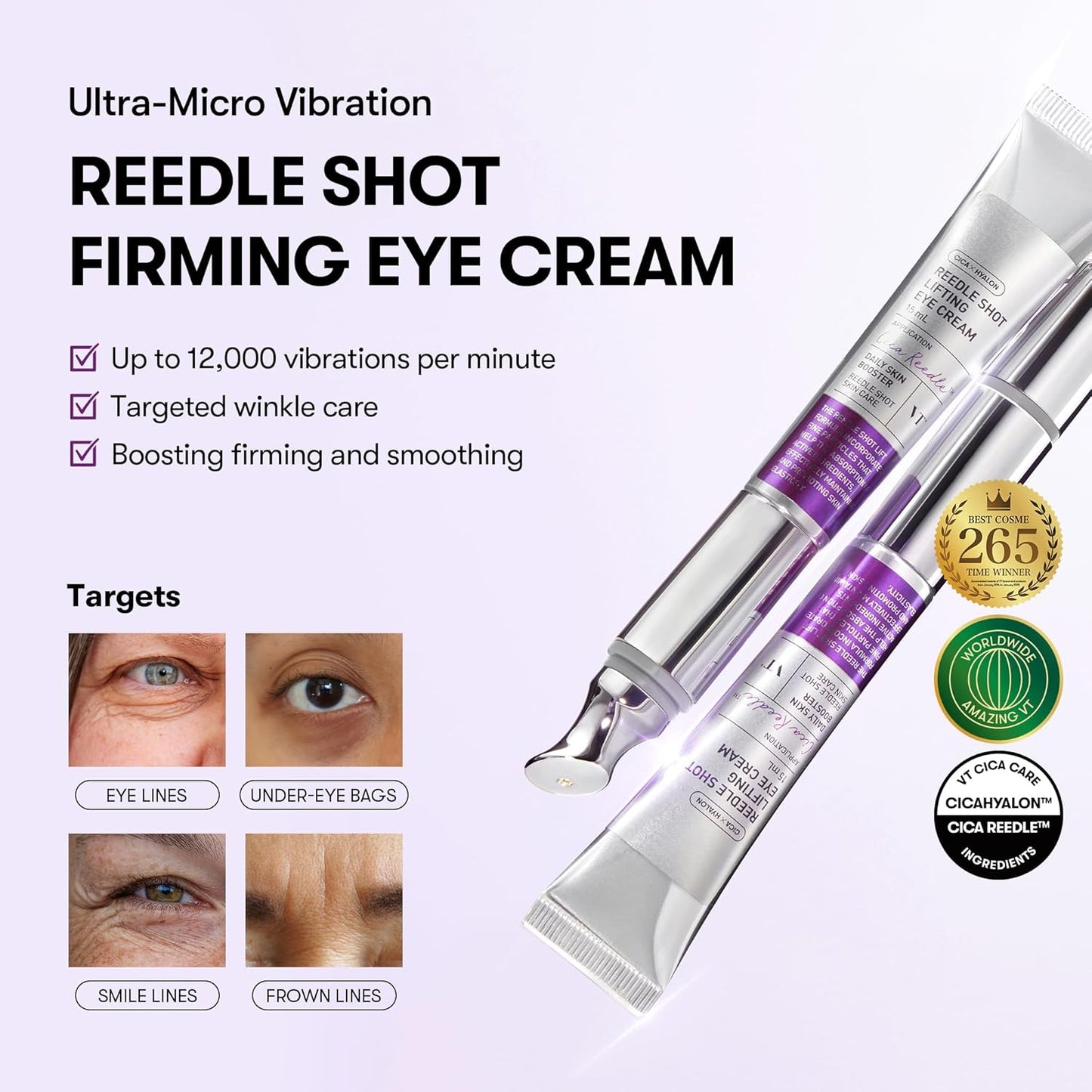 VT COSMETICS | Reedle Shot Lifting Eye Cream  15ml (Crema Contorno Occhi)