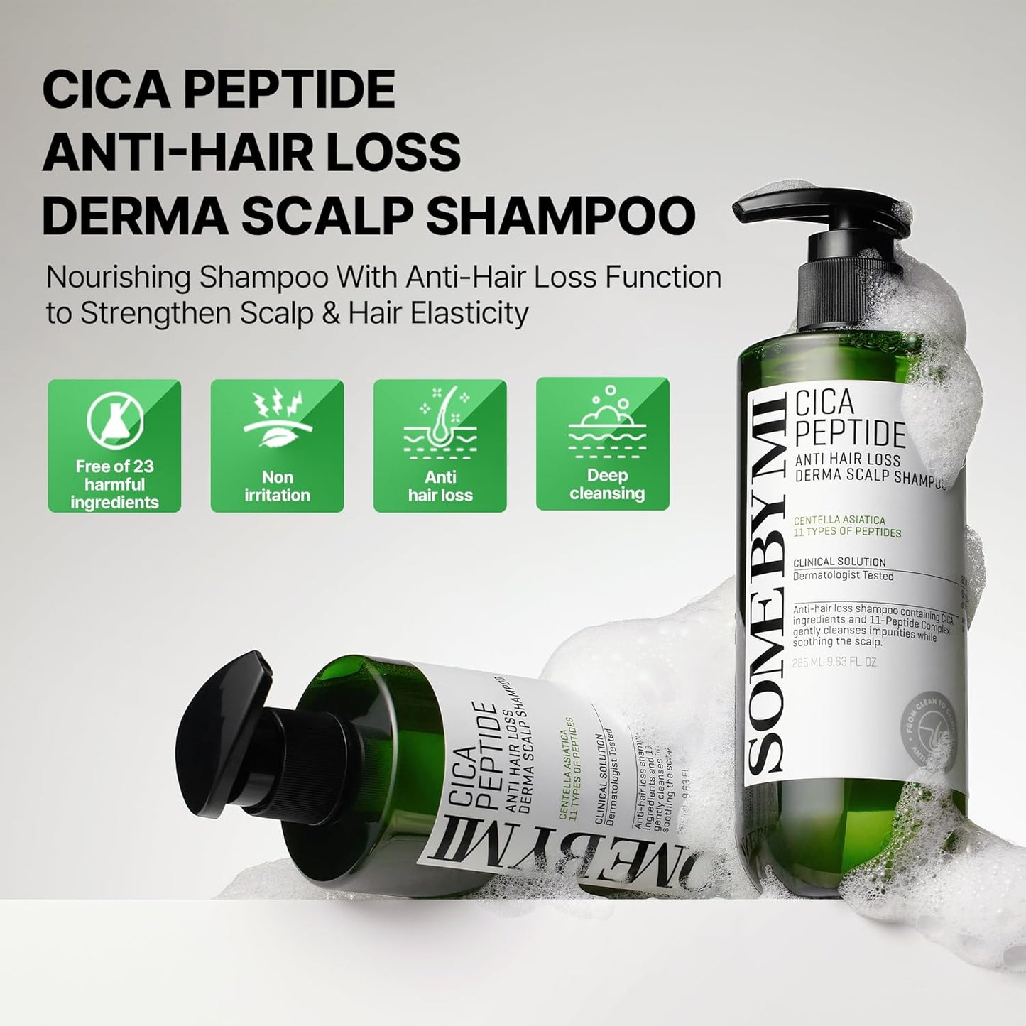 SOME BY MI | Cica Peptide Anti Hair Loss Derma Scalp Shampoo 285ml (Shampoo anti-caduta)