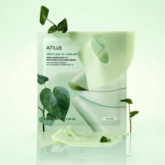 ANUA | Heartleaf 70 Soothing Collagen Mask 38g