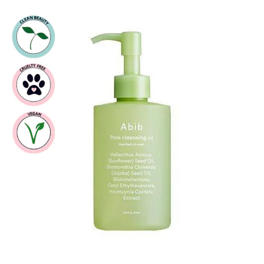 ABIB | Pore Cleansing Oil Heartleaf Oil-Wash 200ml (Olio detergente)