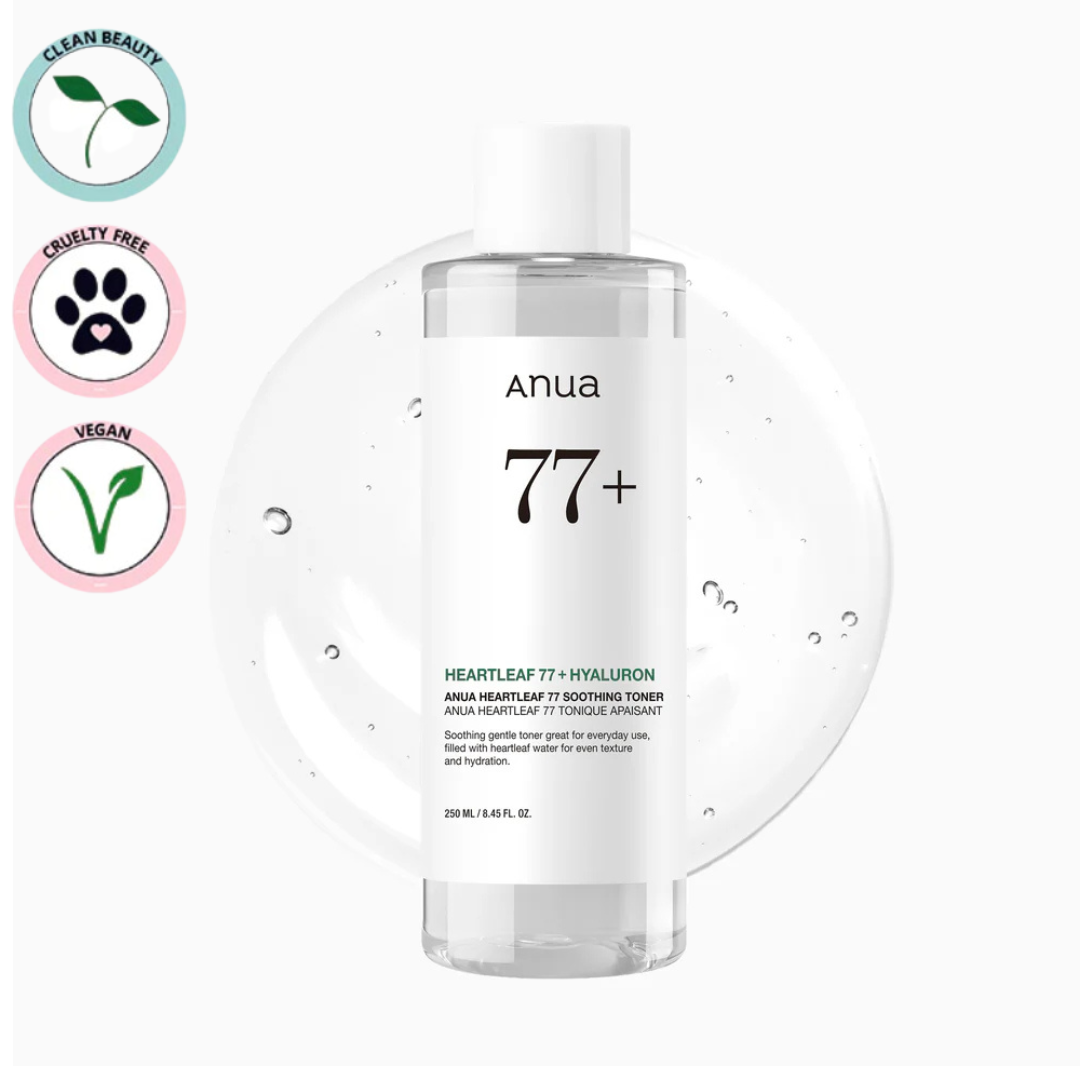 ANUA | Heartleaf 77% Soothing Toner - 250ml (Tonico Viso)