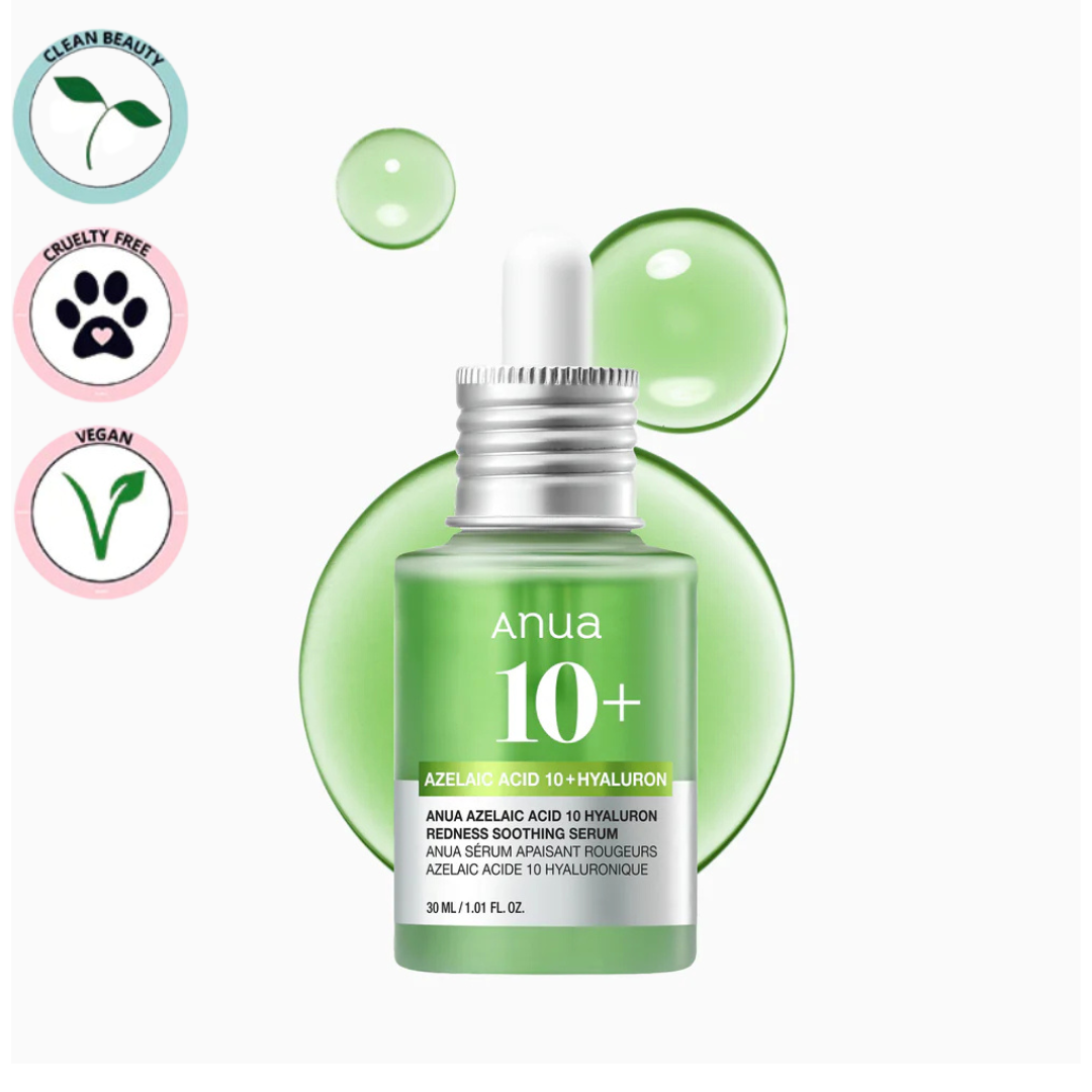 ANUA | Azelaic Acid 10 Hyaluron Redness Soothing Serum 30ml