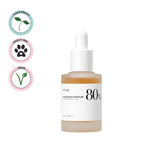 ANUA | Heartleaf 80% Soothing Ampoule 30ml