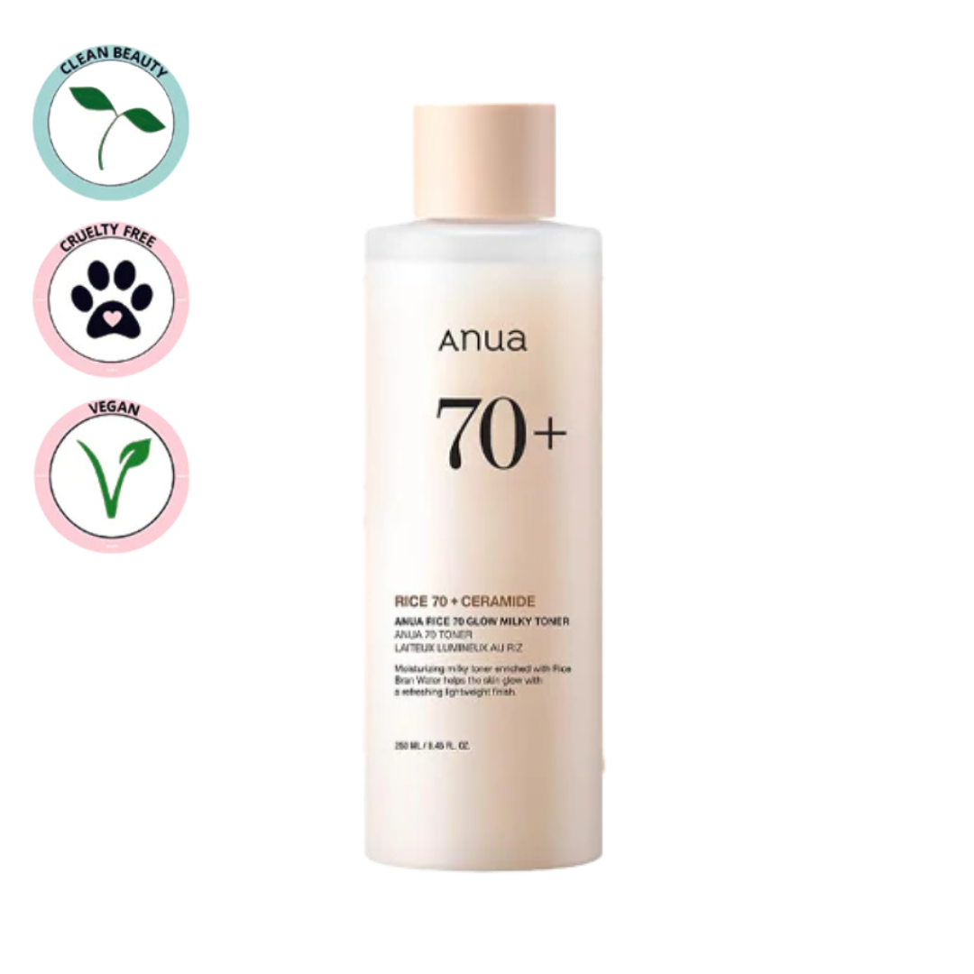 ANUA | Rice 70 Glow Milky Toner 250ml