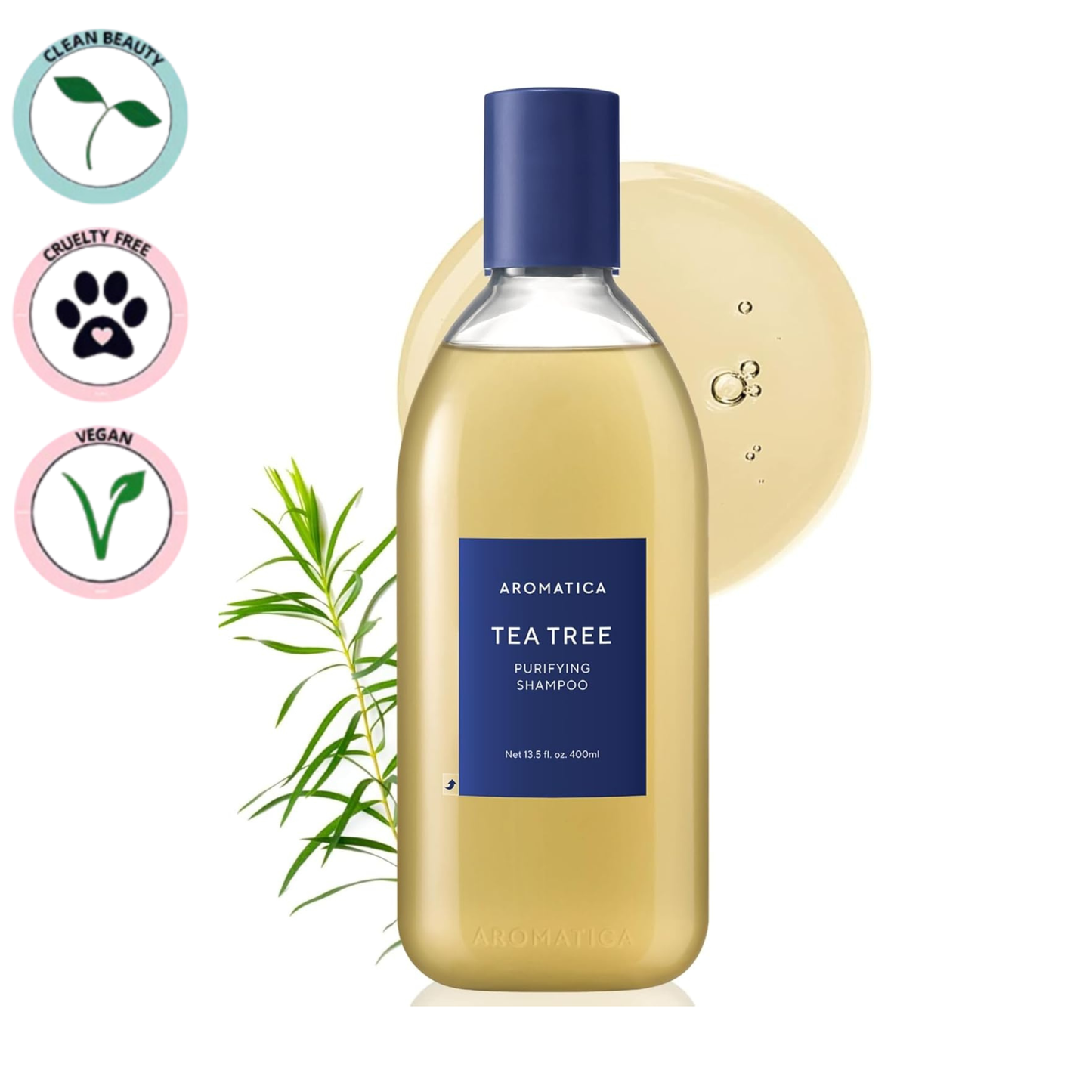 AROMATICA | Tea Tree Purifying Shampoo 400ml