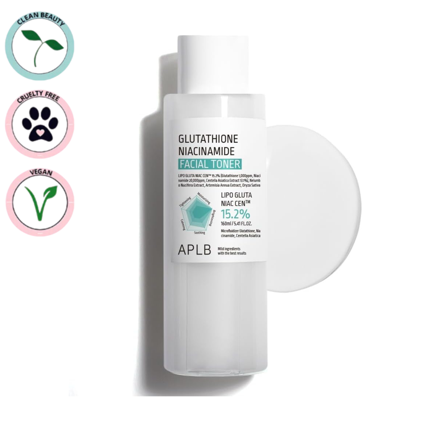 Aplb | Glutathione Niacinamide Facial Toner 160ml (Tonico viso)